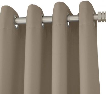 Mocha Thermal Insulated BLACKOUT Curtain Panels