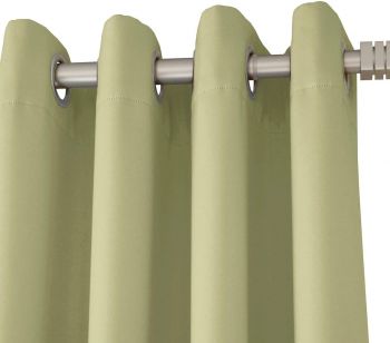 Olive Thermal Insulated BLACKOUT Curtain Panels