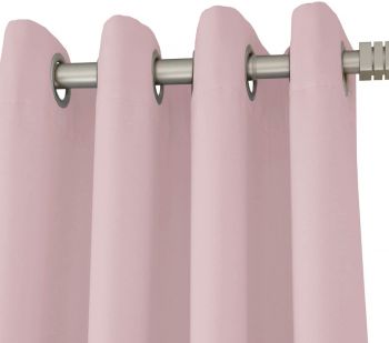 Pink Thermal Insulated BLACKOUT Curtain Panels