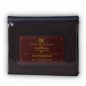 Chocolate Luxury Softness Quilt Cover Set