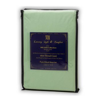 Sage Luxury Softness 3pc Bed Sheet Set