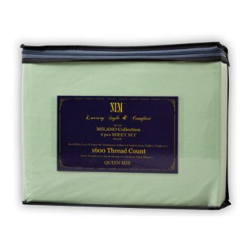 Sage Luxury Softness 4pc Bed Sheet Set