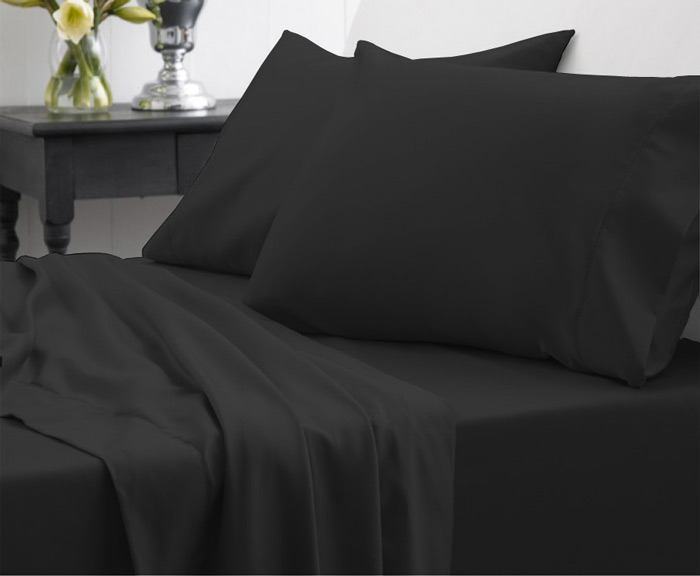 NEW Luxury Bedding 4pc SHEET SET Double Queen King Super King 40cm Deep Pocket - Picture 9 of 68