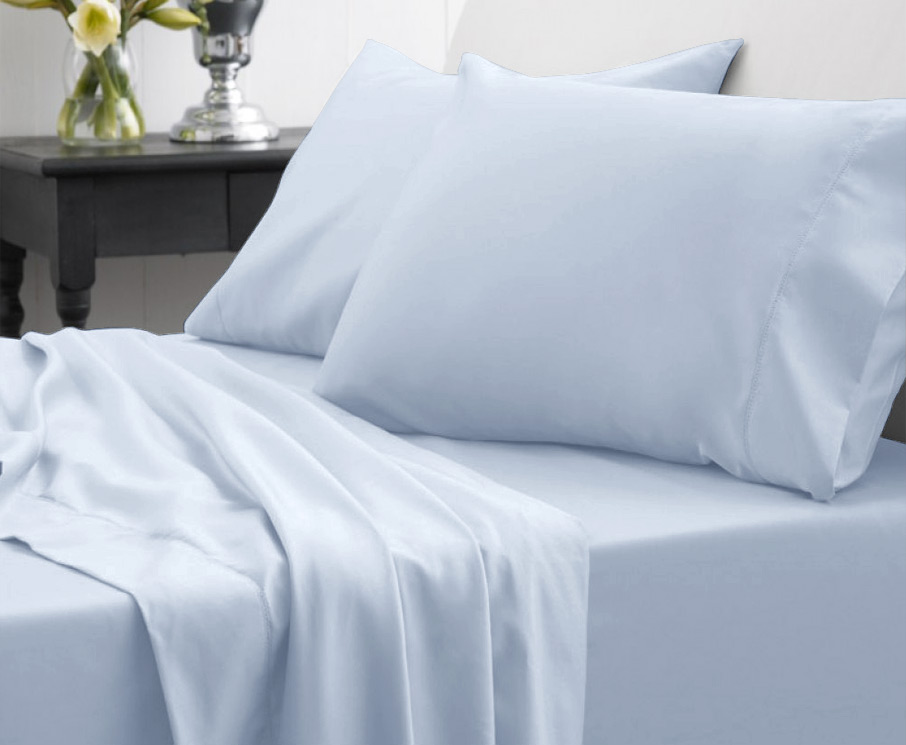 NEW Luxury Bedding 4pc SHEET SET Double Queen King Super King 40cm Deep Pocket - Picture 44 of 68