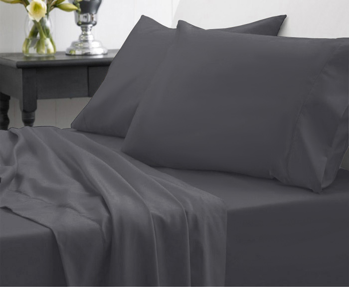 NEW Luxury Bedding 4pc SHEET SET Double Queen King Super King 40cm Deep Pocket - Picture 28 of 68