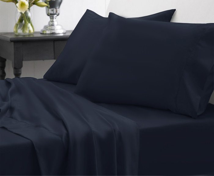 NEW Luxury Bedding 4pc SHEET SET Double Queen King Super King 40cm Deep Pocket - Picture 48 of 68