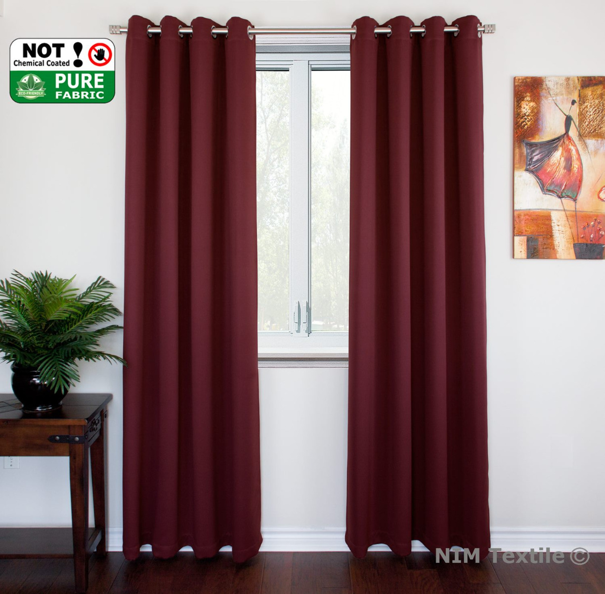 Green Zig Zag Blockout Curtain Stripe 80% Blackout Kids Room 180cm W x 230cm 
